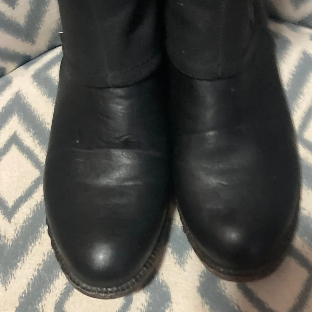Rieker Black Knee-High Boots 41 🌸‎